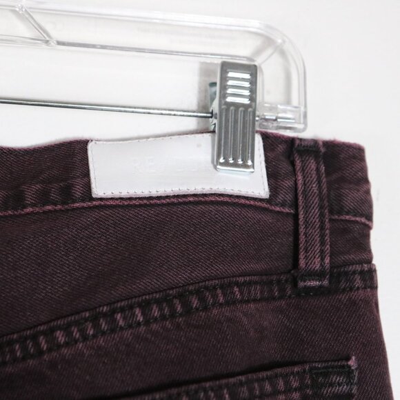 Re/Done Straight Leg Jeans in Rich Brown - Picture 7 of 7